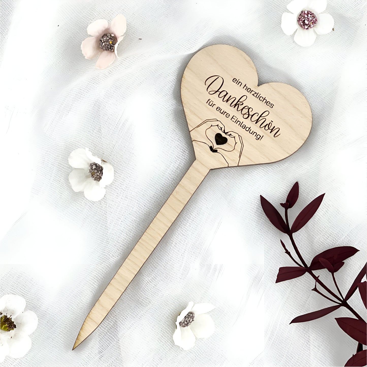 Blumenstecker Roholz