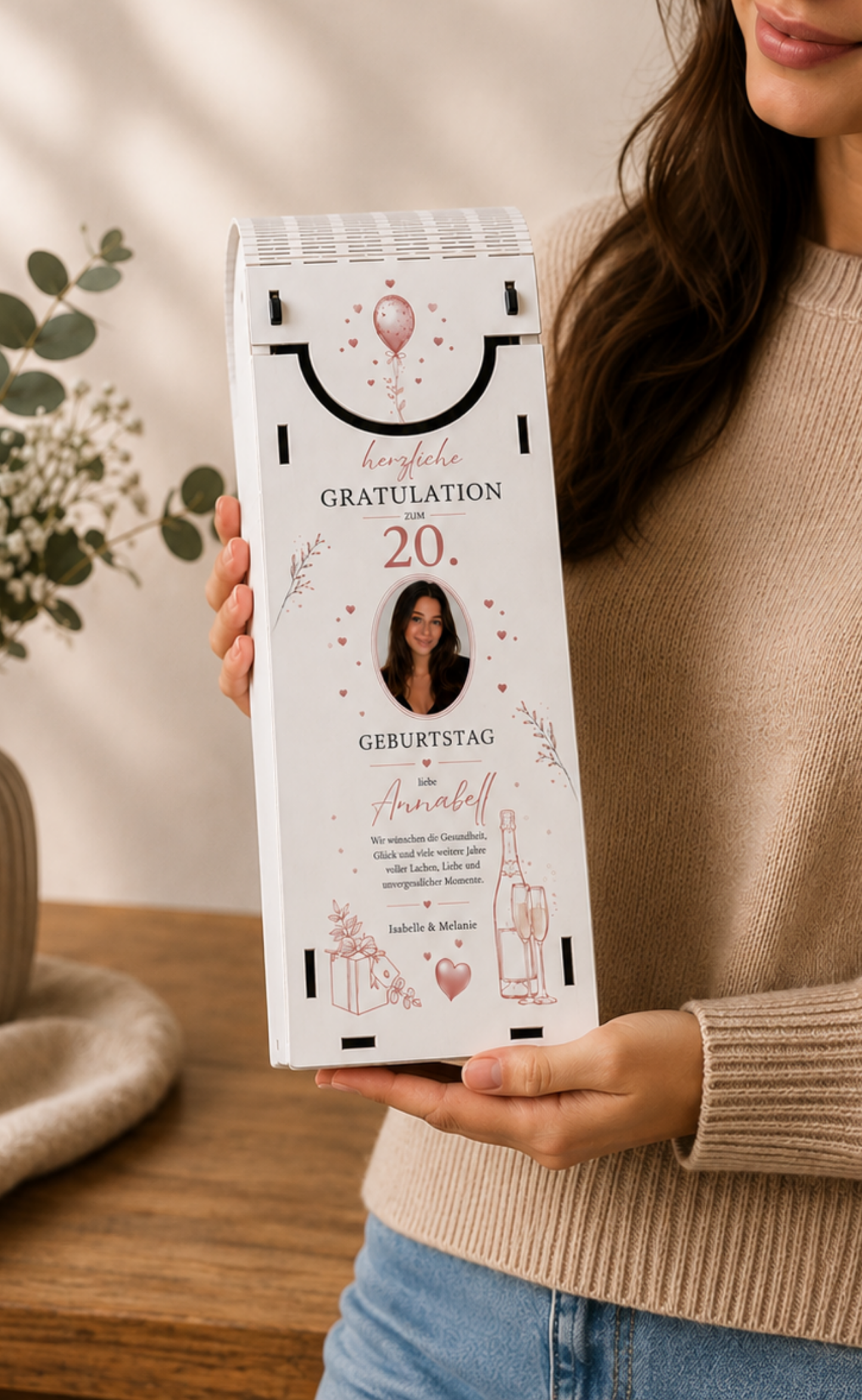 Personalisierte Weinbox zum Geburtstag & UV-Druck