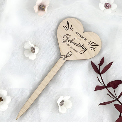 Blumenstecker Geburtstag