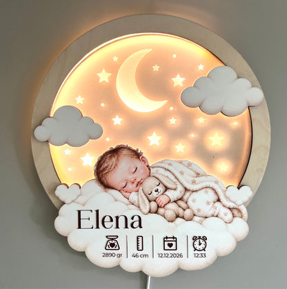 Wandlicht Kinderzimmer Geburt