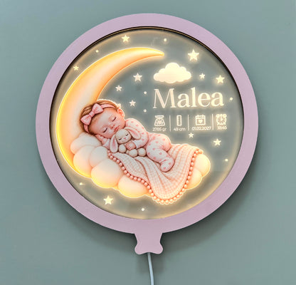 Wandlicht Kinderzimmer Geburt