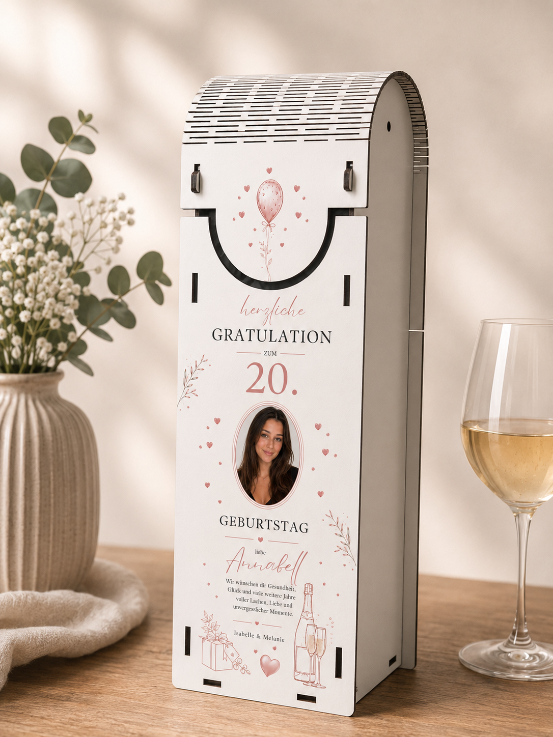Personalisierte Weinbox zum Geburtstag & UV-Druck