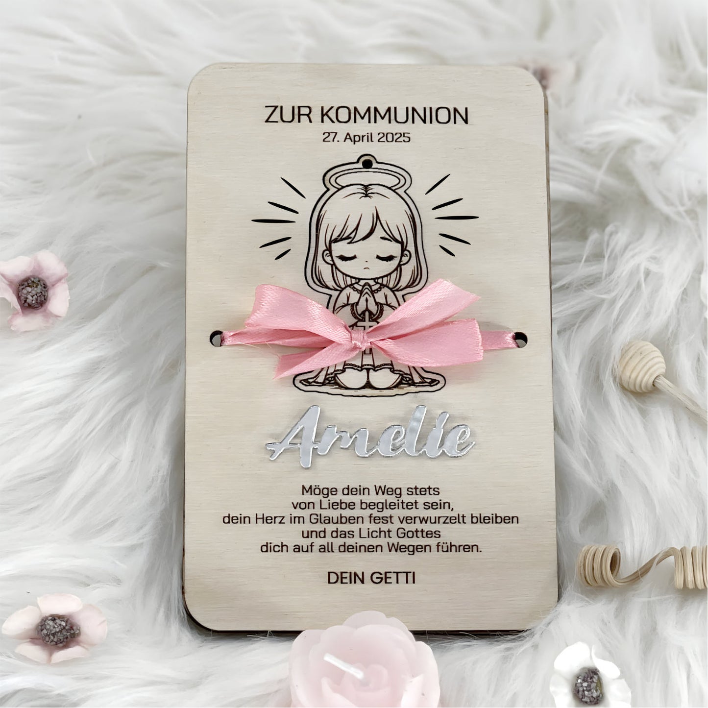 Geldgeschenkkarte zur Kommunion